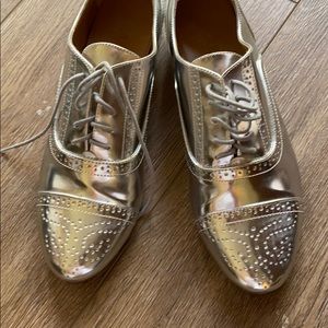 COPY - Silver Oxford shoes